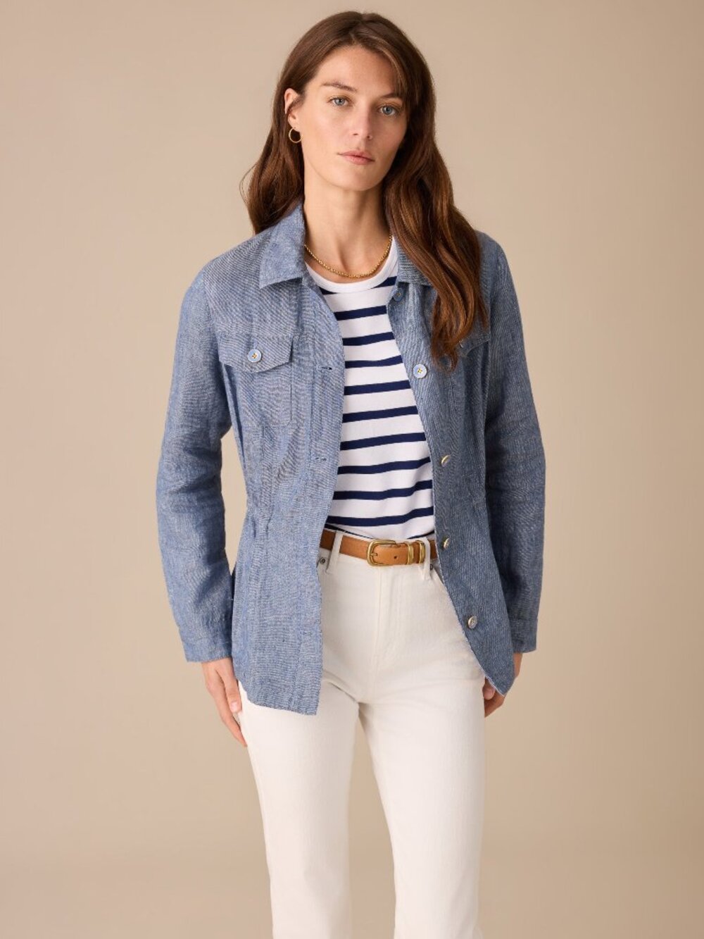 J McLaughlin Skye Linen Jacket NEW